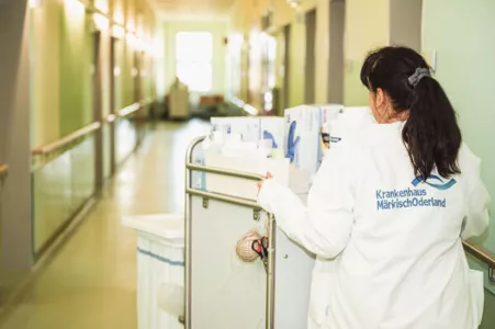 Station B im Krankenhaus Wriezen